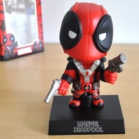 Jual Pajangan Dashboard Mobil Deadpool Marvel (Kepala Bisa Goyang Terbaru Murah