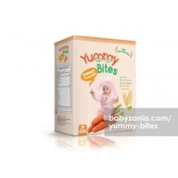Jual Yummy Bites Baby Rice Cracker 50 gram Carrot Makanan Bayi T2909 Murah