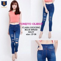 Jual LEGGING WANITA SILET,DESTROY,SKINNY JEANS,HIGH WAIST,HW,BIRU, JEGGING Murah