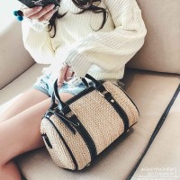 Jual Tas Tabung Mini Import #Tas Selempang Bahan Rotan Import 8137 Murah