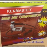 Jual KM113 KENMASTER Pompa Ban Mini Mini Air Compressor 12 Volt T3009 Murah