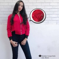 Jual L6588 Crop Bomber Jacket KODE PL6588 Murah