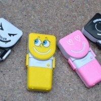 Jual Kipas Angin Tangan Mini Fan Genggam Portable Handy Cooler Smile AC A Murah