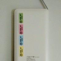 Jual Delcell Power Bank NOTE SLIM Real Capacity 10500mAh putih Murah