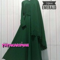 Jual Set gamis wolfis+jilbab syar'i antem non ped jipon Murah