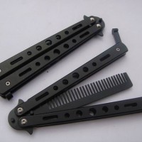 BENCHMADE BALISONG BUTTERFLY COMB SISIR KNIFE PISAU TUMPUL L T1310