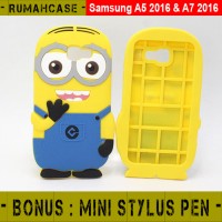 Jual Samsung A5 A7 J5 J7 2016 Minion 3D Cute Soft Case Casing Kar T1310 Murah