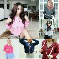 Jual crop hoodie jaket sweater crop T1310 Murah