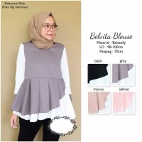 Pakaian Baju Atasan Wanita Belvita Blouse Busana Muslim Hijab