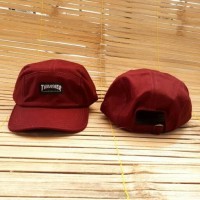 Jual TOPI 5 PANEL THRASHER MAROON Murah