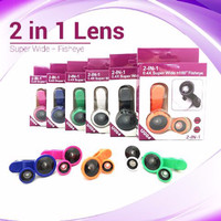 Jual PROMO SPECIAL Superwide 2in1 lens (superwide + Fisheye) Jepit Panjang Murah