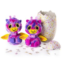 hatchimals talking twin surprise plush
