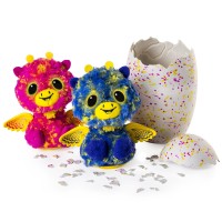 hatchimals talking twin surprise plush