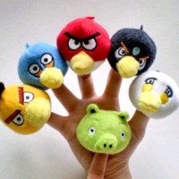 Jual Boneka Jari Angry Birds isi 6 Murah