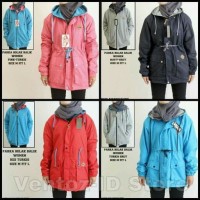 EKSKLUSIF SPESIAL Jaket Distro Wanita Vans Bolak Balik