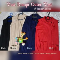 Jual cardigan vest rompi blazer tanpa lengan panjang XXL JUMBO BIG Size Murah