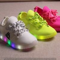 Jual Sepatu LED Model Tali Sepatu keren dengan lampu LED Murah