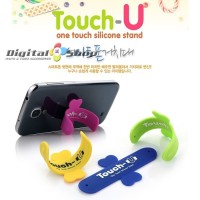 Jual Touch-U One-touch Silicone Phone Holder Stand for Mobil Original Murah