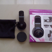 Jual Terlaris Universal Clip Super Wide 0.4X lensa pembesar foto di hp Murah
