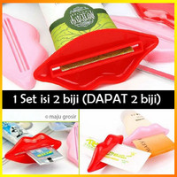 Jual Paling Murah Penjepit Odol / Pasta Gigi / Krim (Bentuk Bibir) - (1set Murah