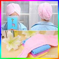Jual PROMO Magic Towel Hair Wrap (Handuk Rambut Penyerap Air) Murah