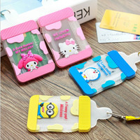 Jual Promo ! Tag Kartu Nama Kalung Id Card Holder Kartun Lucu (DOT BAYI) Murah
