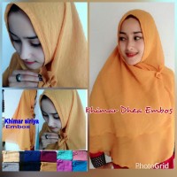 Jual Khimar Khimar Dhea Embos / Khimar Syria Embos YL Murah