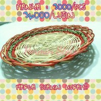 Jual Piring Rotan Diameter 23 cm Good Quality Murah Untuk Acara Murah