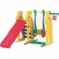 Jual Mainan Anak Prosotan & Ayunan Rabbit Slide with Ladybug Swing Murah