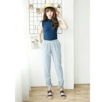 Jual Ribbon Tied Pants Murah
