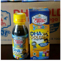 Jual GROSIR! MADU ANAK RATU LEBAH JUNIOR DHA GOLD PLUS OMEGA 3 BESTSELLER!! Murah