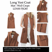 Jual Baju Cewek Atasan Murah Long Vest Murah
