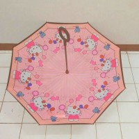 Jual Trending Payung Terbalik Kitty New . Karakter Anak Sanrio Hello Pink Murah