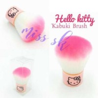 Jual HOT! HK KABUKI BRUSH - Kuas Blush On Tabung Mini Pink Hello Kitty Box Murah
