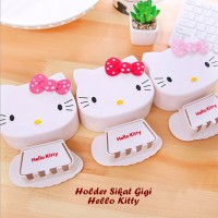 Jual BARANG ISTEMEWA Holder Sikat Gigi HELLO KITTY Bisa untuk tempat sikat Murah