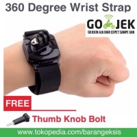 Jual Action Cam 360 Degree Wrist Strap for SJCAM Series / GoPro / XiaomiYi Murah