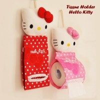 Jual Tempat Tissue Gulung Hello Kitty (Bahan boneka halus, bisa digantung) Murah