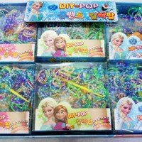 Jual PROMO MURAH REFILL DIY RAINBOW LOOM BANDS FROZEN DISNEY TWO TONE COLO Murah