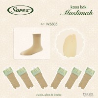 Jual DISKON MURAH Kaos Kaki Jempol Muslimah Anti Slip Sorex W5805 TERLARIS Murah