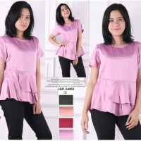 Jual Oma Fashion Becca Blouse Peplum Layer - 4 Warna - Size M Murah