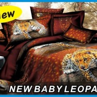 Jual Sprei Duo ( 2 in 1 ) Fata Signature Uk.120 X 200 Motif Baby Leopard Murah