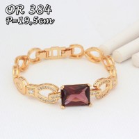 Jual Gelang Lapis Emas 18K Rubi Emas OR 384 Murah