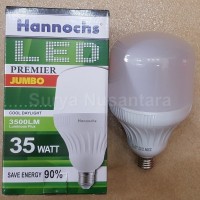 Jual Lampu Led Ledbulb Premier Jumbo 35w 35 Watt Hannochs Terang Bergaransi Murah