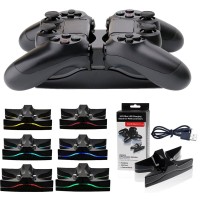 Jual Gamepad LED Double Charging Dock Stand for PS4 Controller Murah