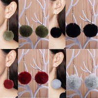 Jual Anting Panjang Pompom Murah