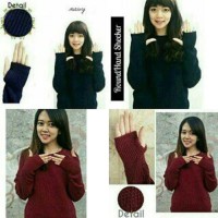 Jual round hand secker sweater rajut (atasan,bluse,top,sweat Murah Murah