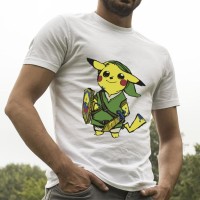 Jual pikachu zelda shirt Murah