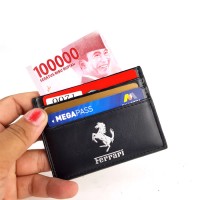 Jual Dompet kartu card holder import murah - FERRARI MS BLACK Murah