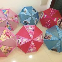 Jual Payung Anak Karakter + Peluit Umbrella Kids Frozen Barbie Hello Kitty Murah