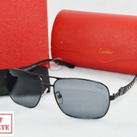 Jual Kacamata Sunglass Cartier 8103 Hitam KODE BN5370 Murah